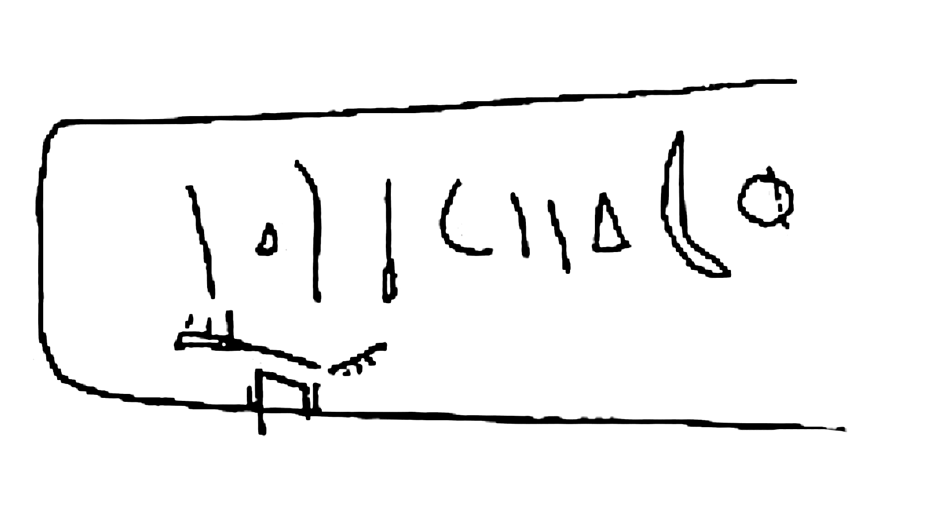 inscription of siglum SSWS 334