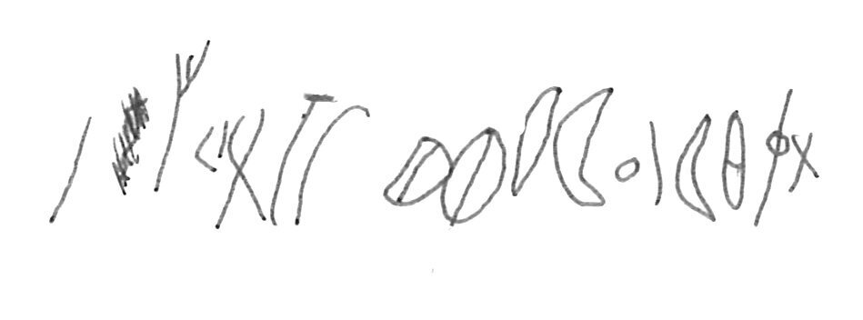 inscription of siglum SSWS 64
