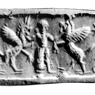 inscription of siglum Seal in the Walters Art Gallery