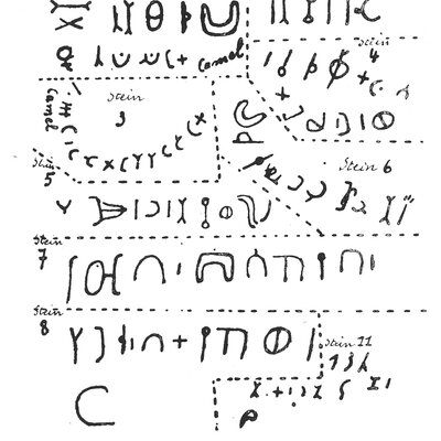 inscription of siglum Stein 12