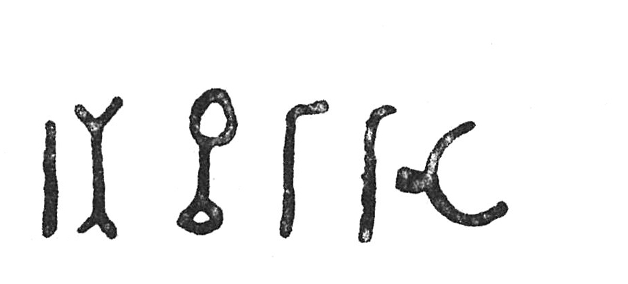 inscription of siglum Stein 2