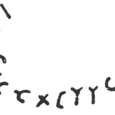 inscription of siglum Stein 3