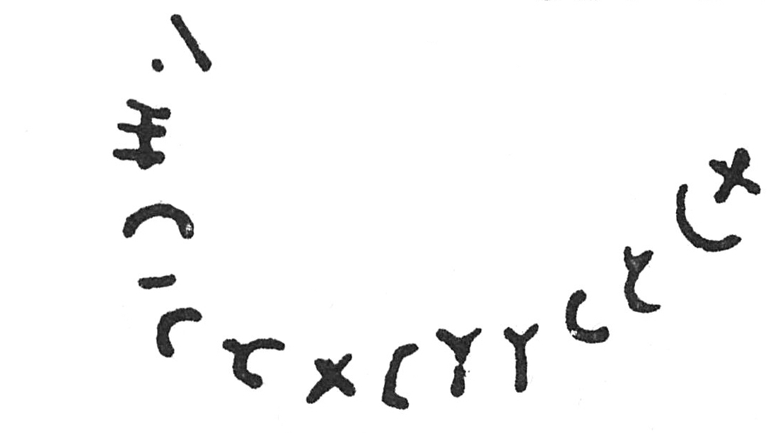 inscription of siglum Stein 3