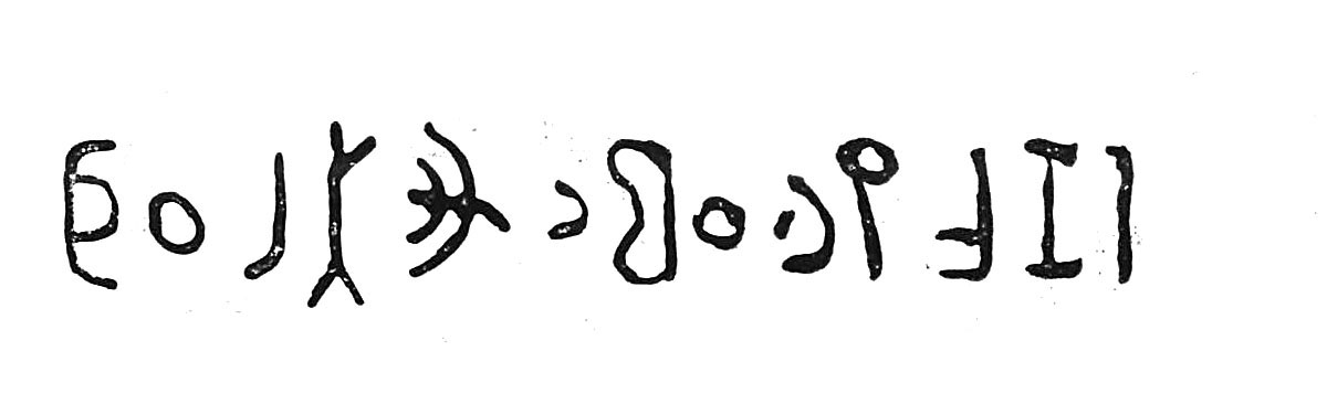 inscription of siglum TIJ 004