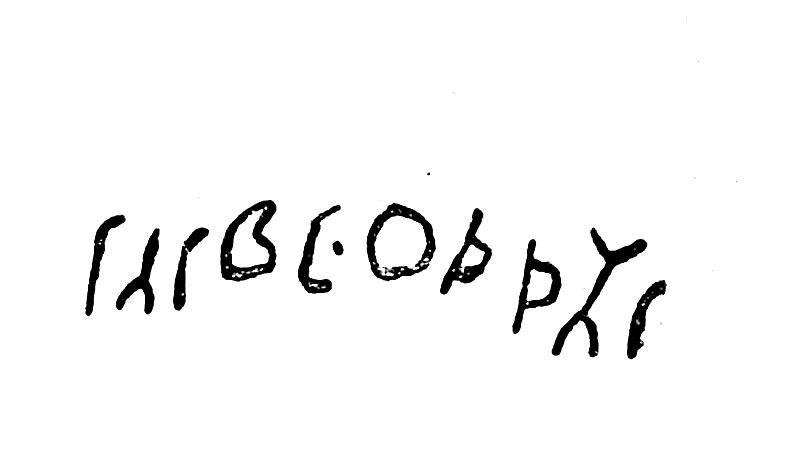 inscription of siglum TIJ 025