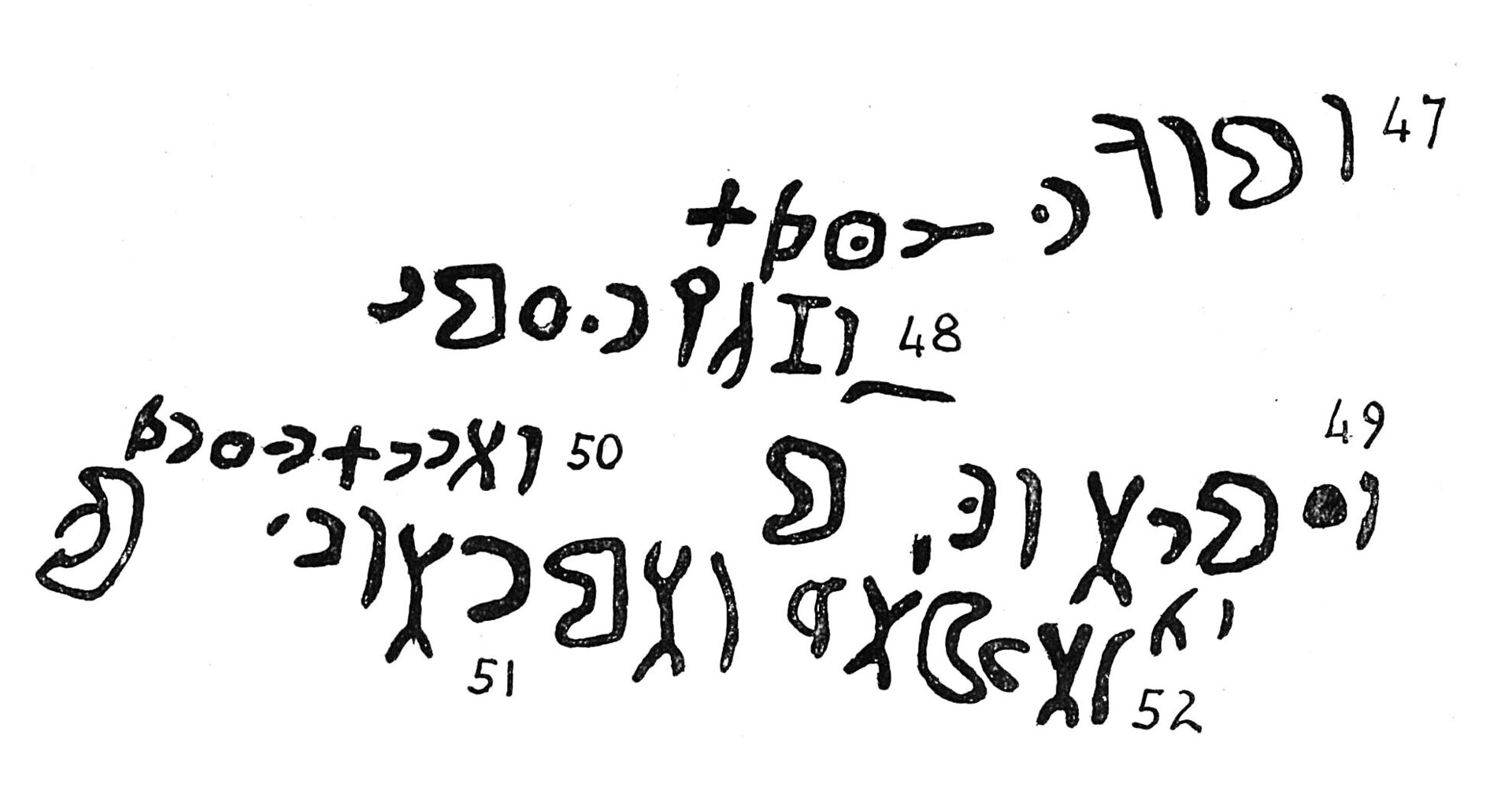 inscription of siglum TIJ 047