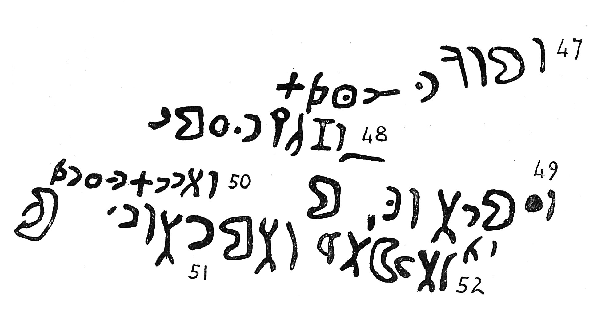 inscription of siglum TIJ 047