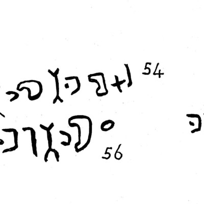 inscription of siglum TIJ 054