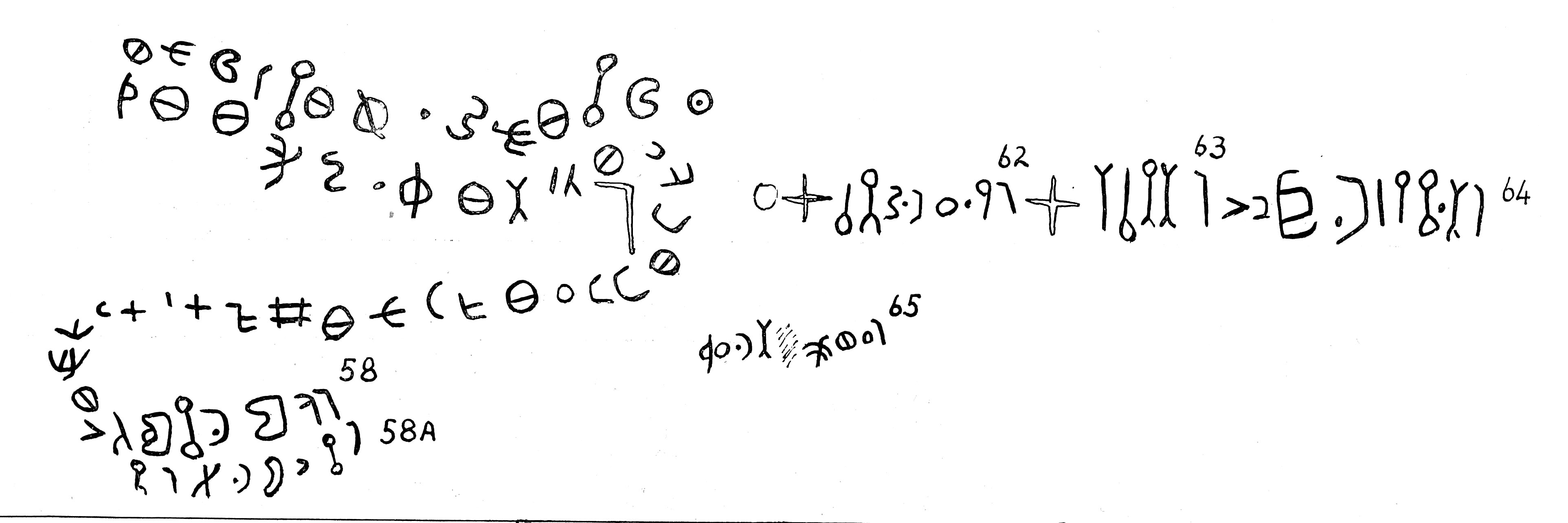 inscription of siglum TIJ 058