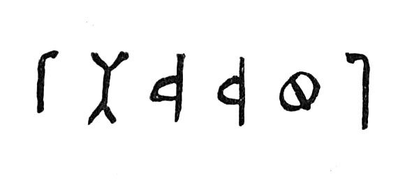inscription of siglum TIJ 068