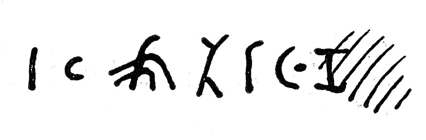 inscription of siglum TIJ 109