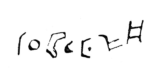 inscription of siglum TIJ 232