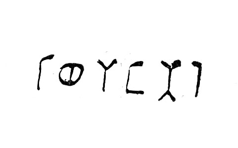 inscription of siglum TIJ 234