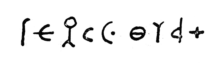 inscription of siglum TIJ 304