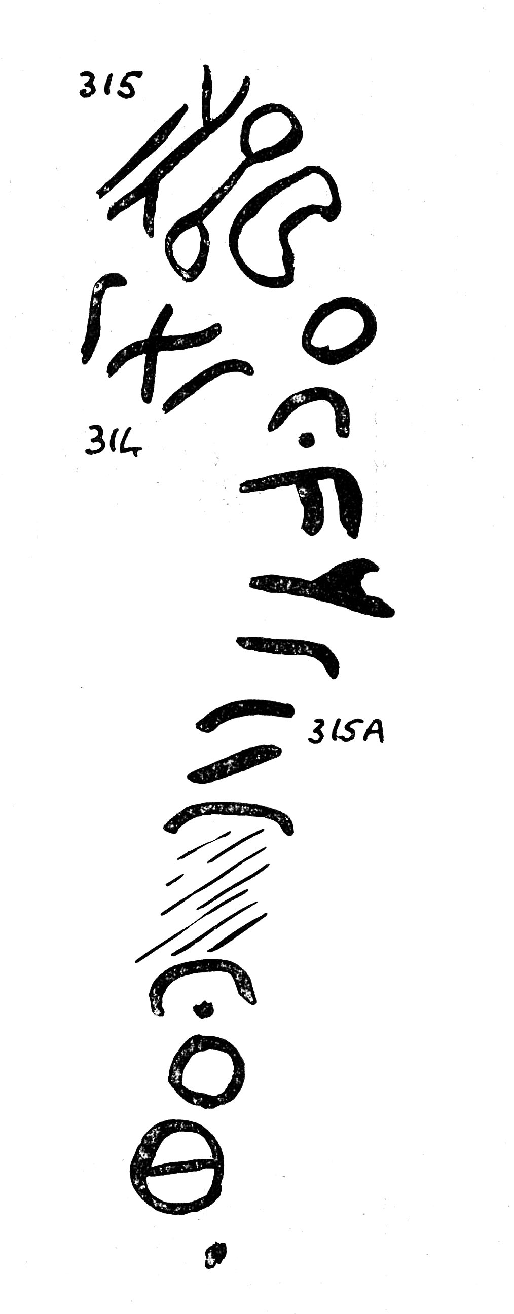 inscription of siglum TIJ 314