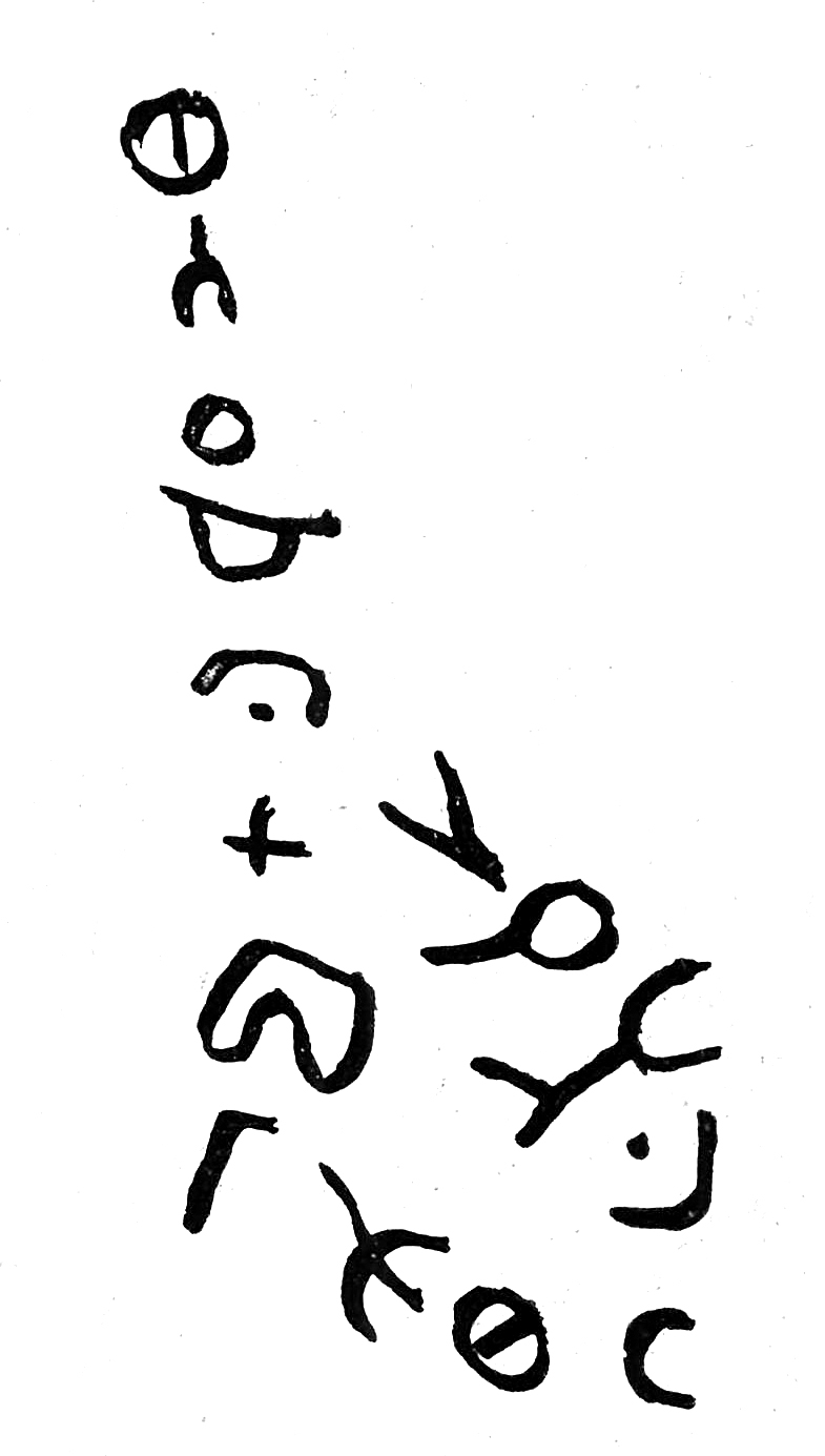 inscription of siglum TIJ 434