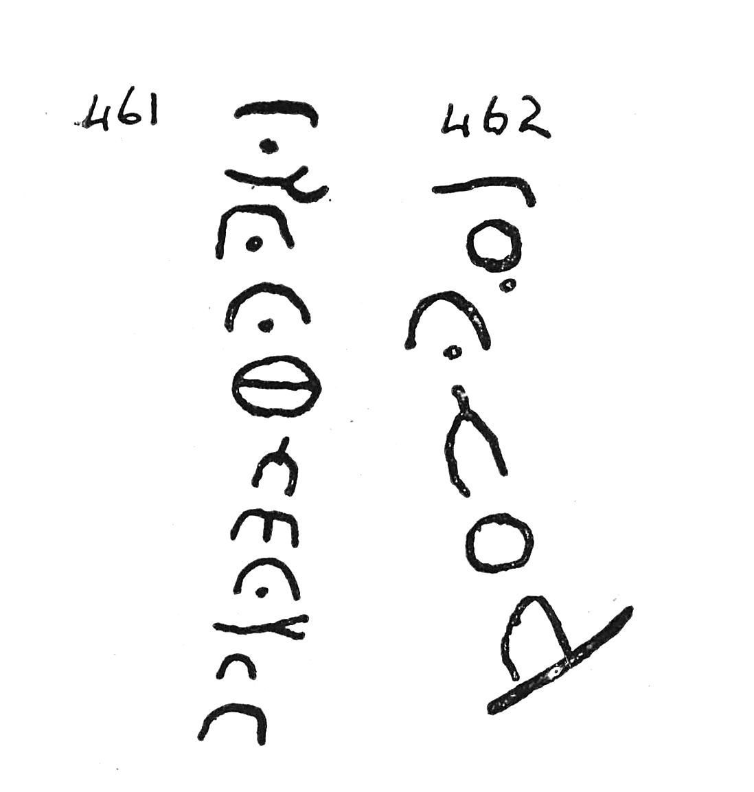 inscription of siglum TIJ 461