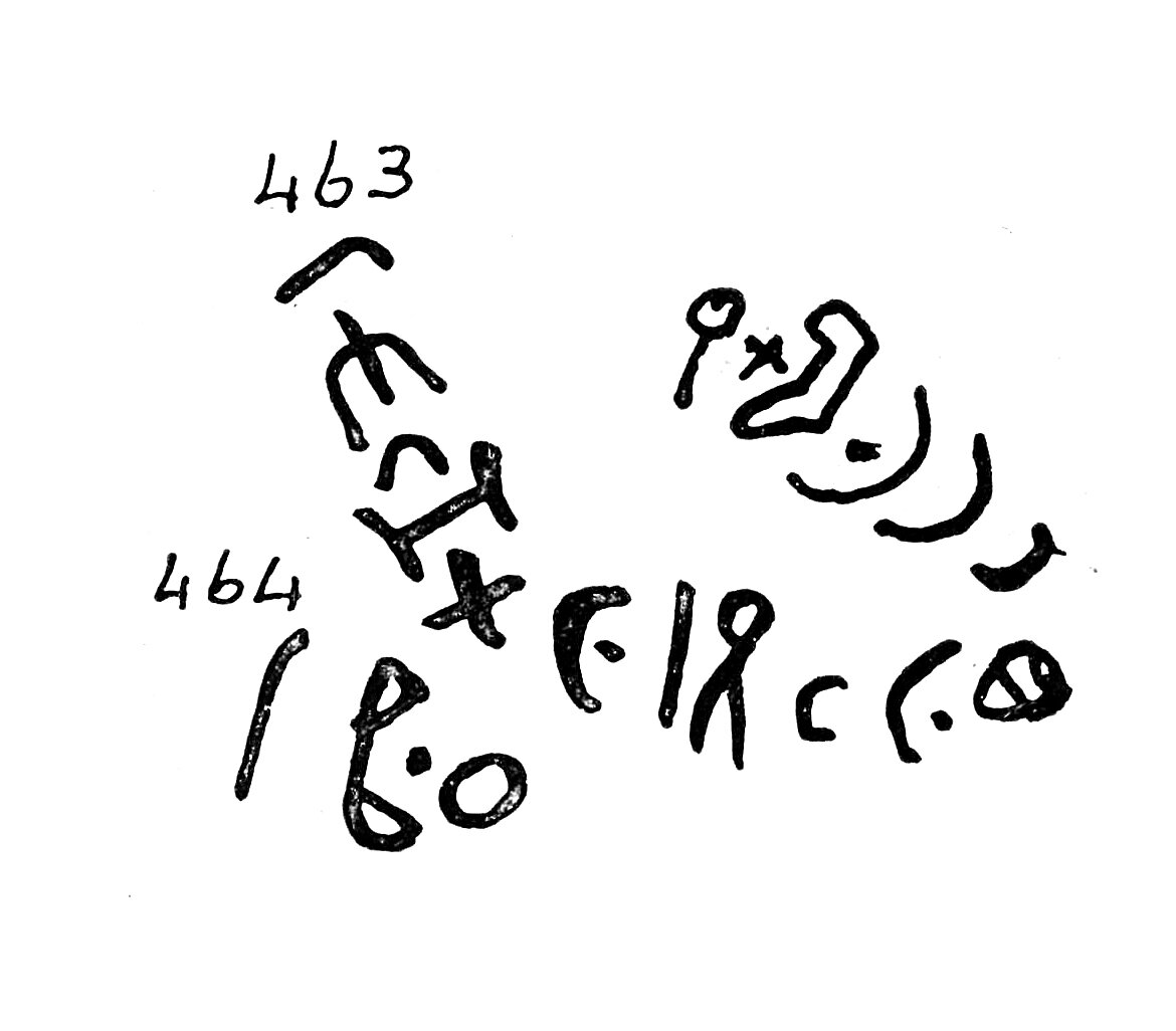 inscription of siglum TIJ 463