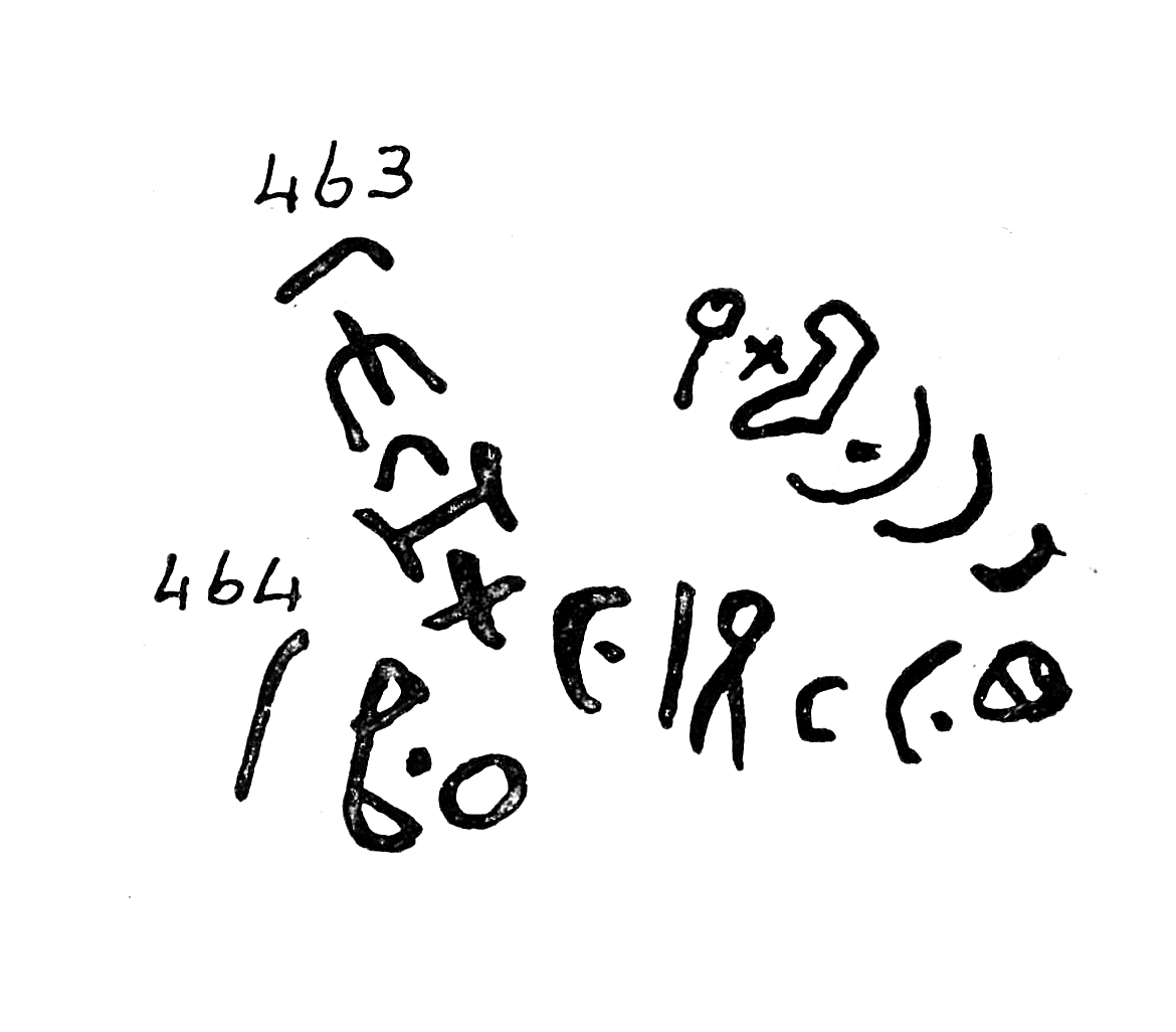 inscription of siglum TIJ 463