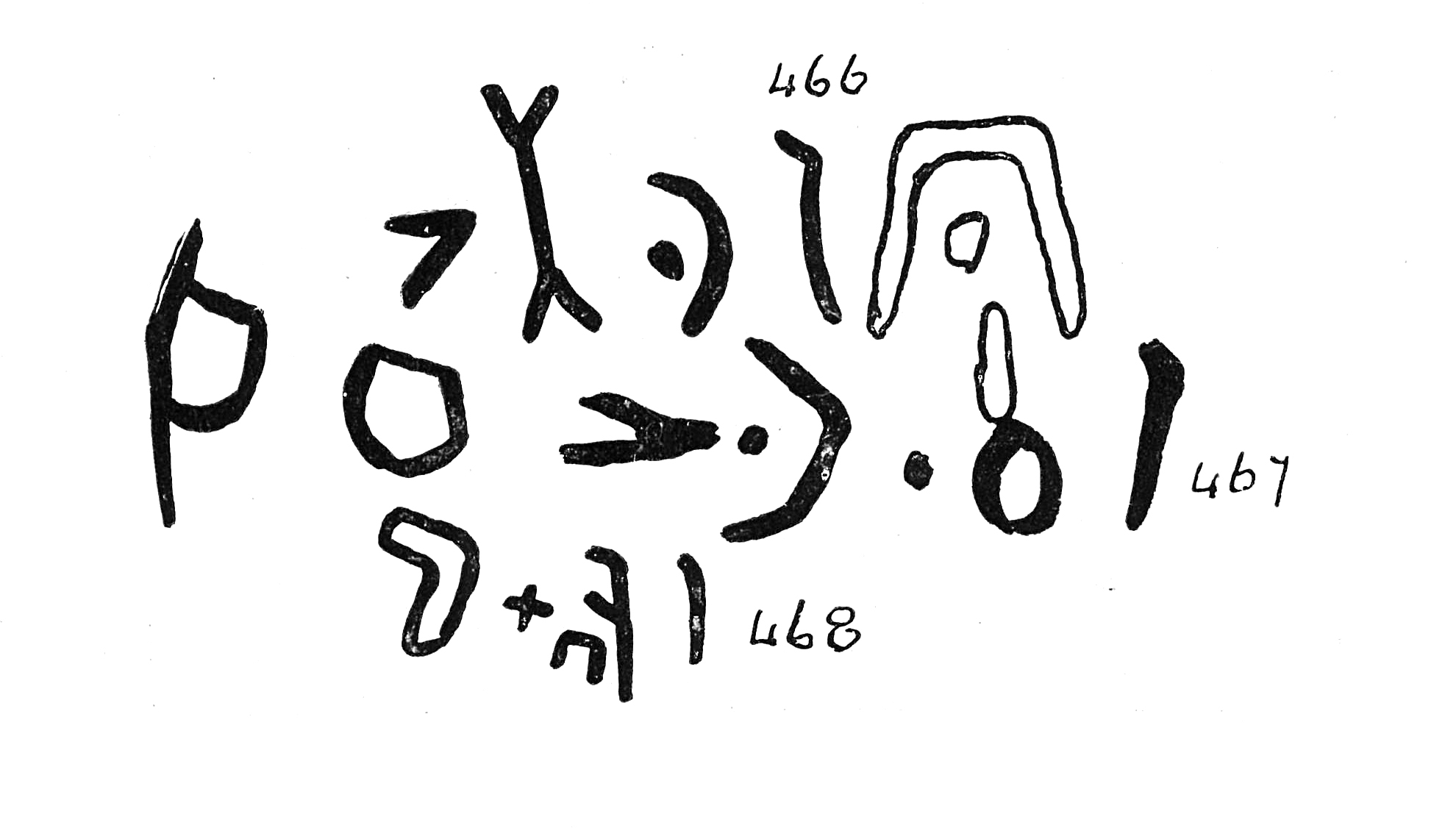 inscription of siglum TIJ 466