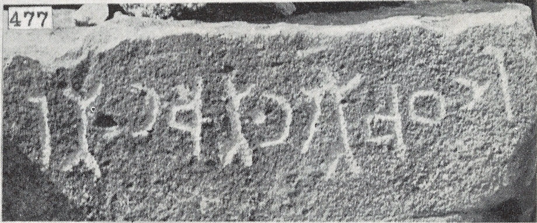 inscription of siglum TIJ 477