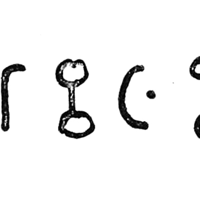 inscription of siglum TIJ 483