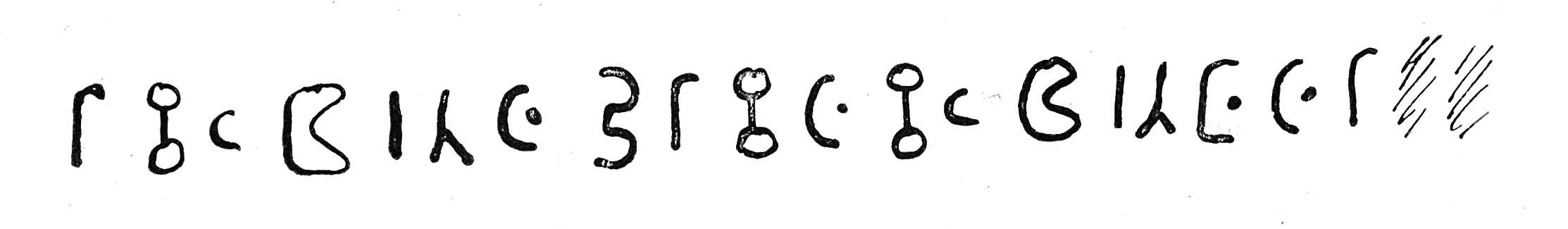 inscription of siglum TIJ 483