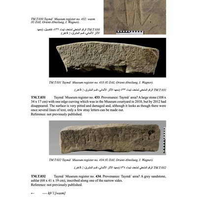 inscription of siglum TM.T.031