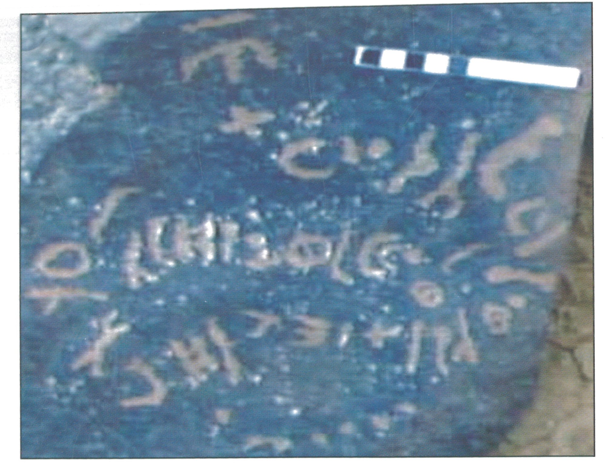 inscription of siglum TTF 1