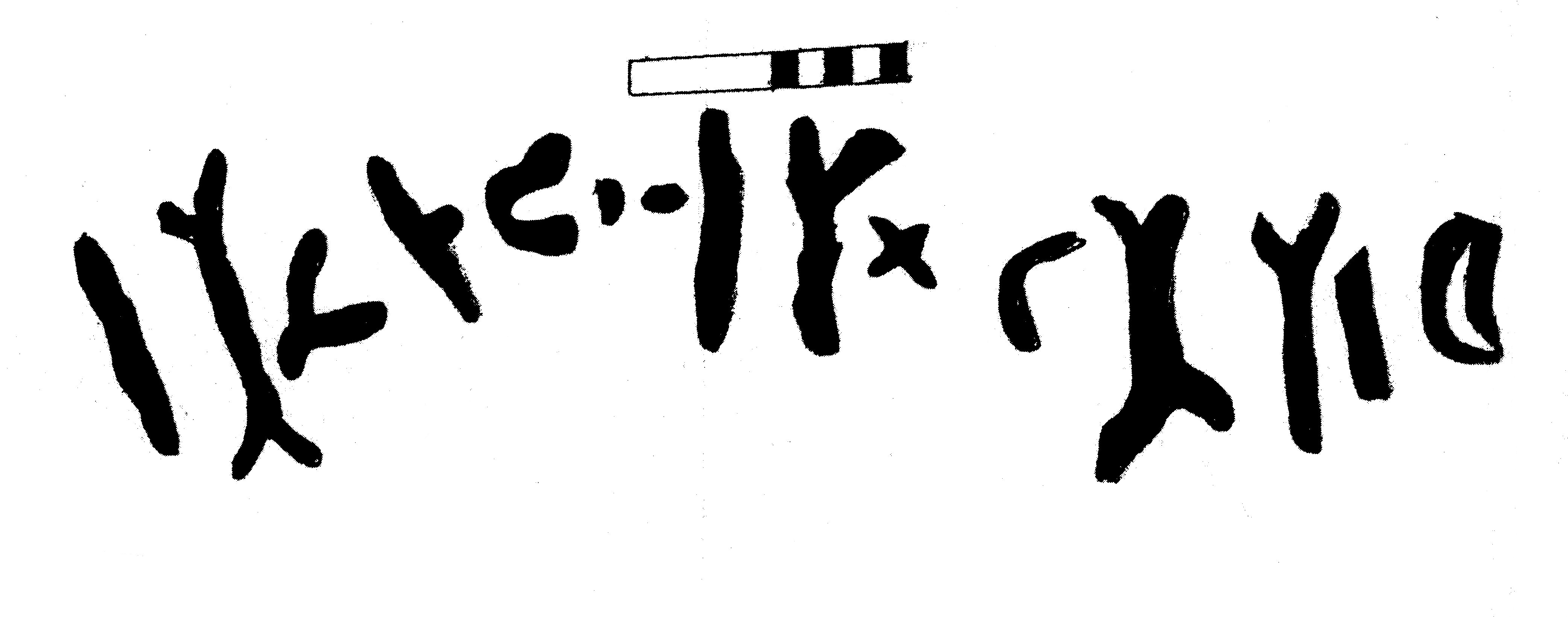 inscription of siglum TaLNS 21