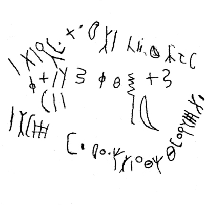 inscription of siglum TaLNS 66