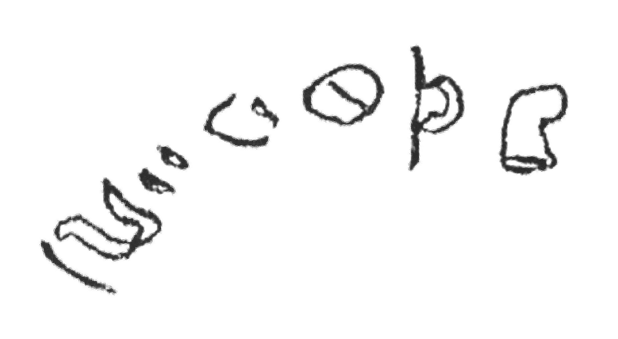 inscription of siglum TaSTF 3