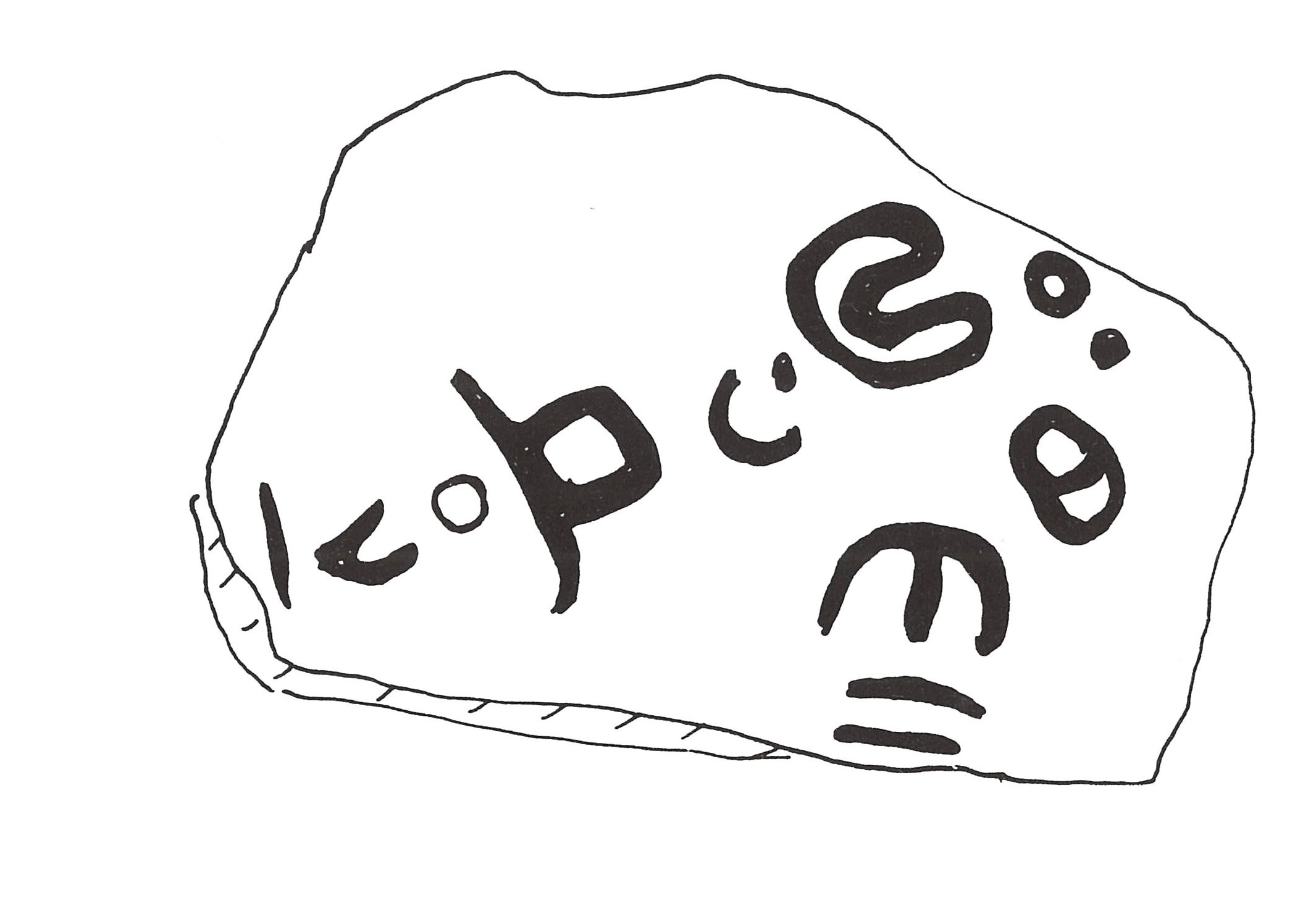 inscription of siglum ThSaf 33