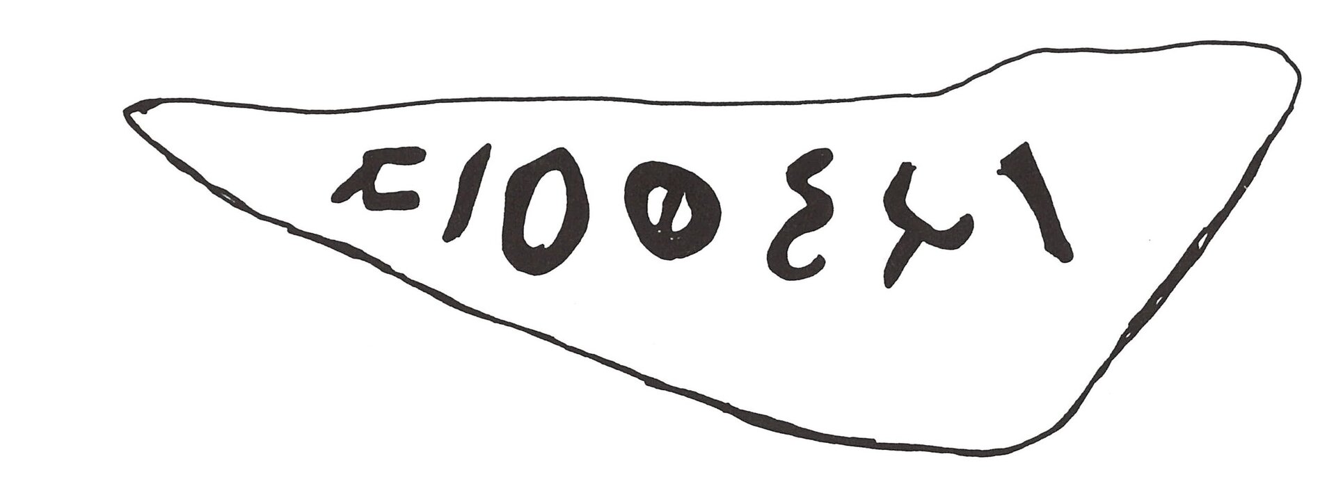 inscription of siglum ThSaf 45