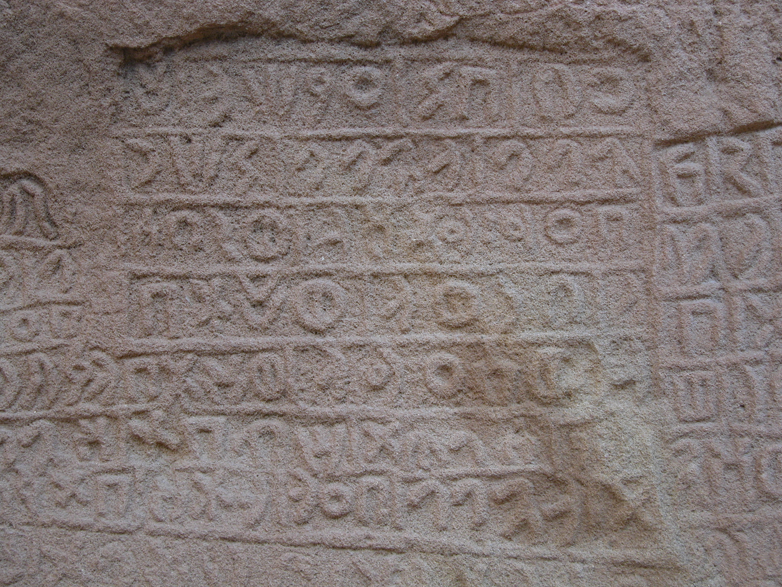 inscription of siglum U 021