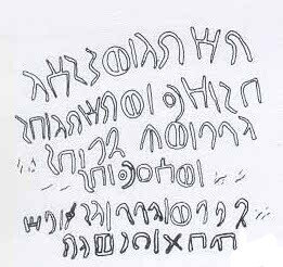 inscription of siglum U 119