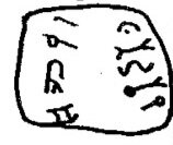 inscription of siglum WAM T 6