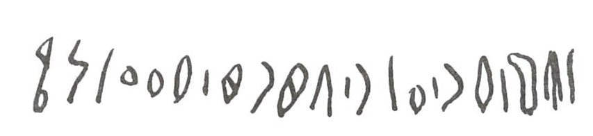 inscription of siglum WH 1000