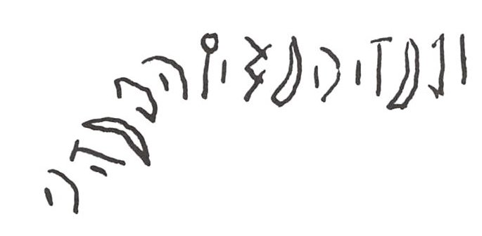 inscription of siglum WH 1034