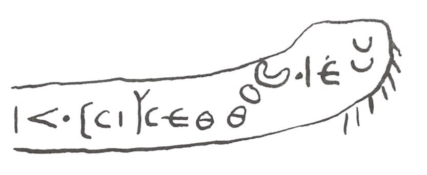 inscription of siglum WH 1068