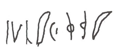 inscription of siglum WH 1158