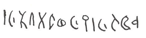 inscription of siglum WH 1170