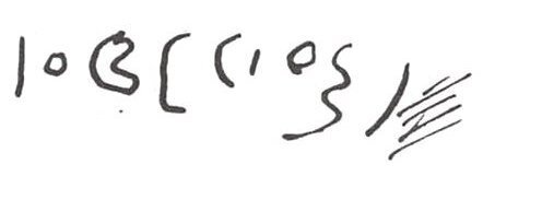 inscription of siglum WH 1180