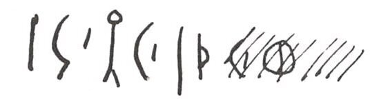 inscription of siglum WH 1347