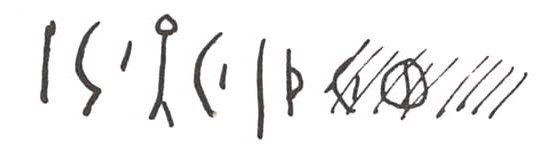 inscription of siglum WH 1347