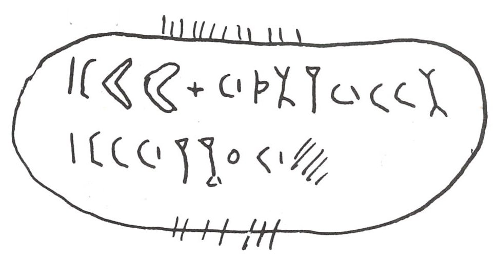 inscription of siglum WH 1421