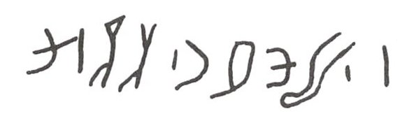 inscription of siglum WH 1477