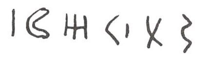inscription of siglum WH 1511