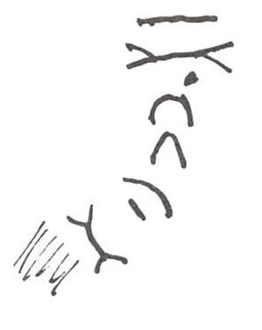 inscription of siglum WH 1512