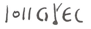 inscription of siglum WH 1651